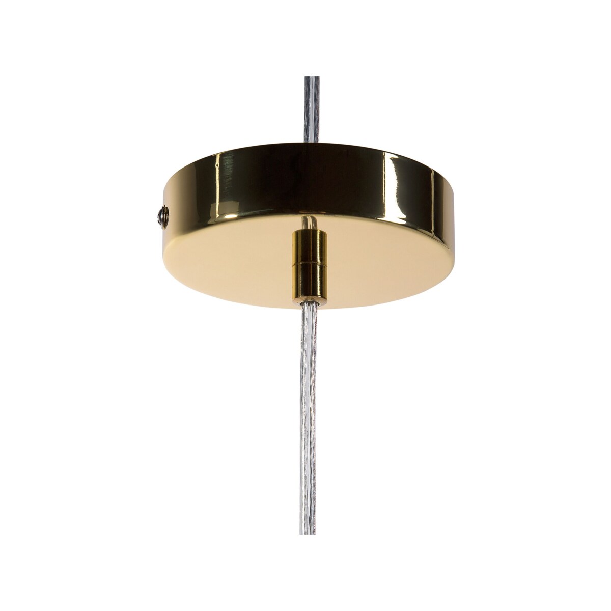 Lampa wisząca metalowa złota TORDINO