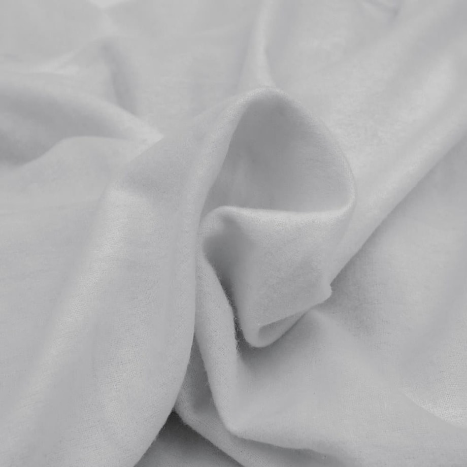 Prześcieradło flanela bez gumki 220x210 kolor popiel