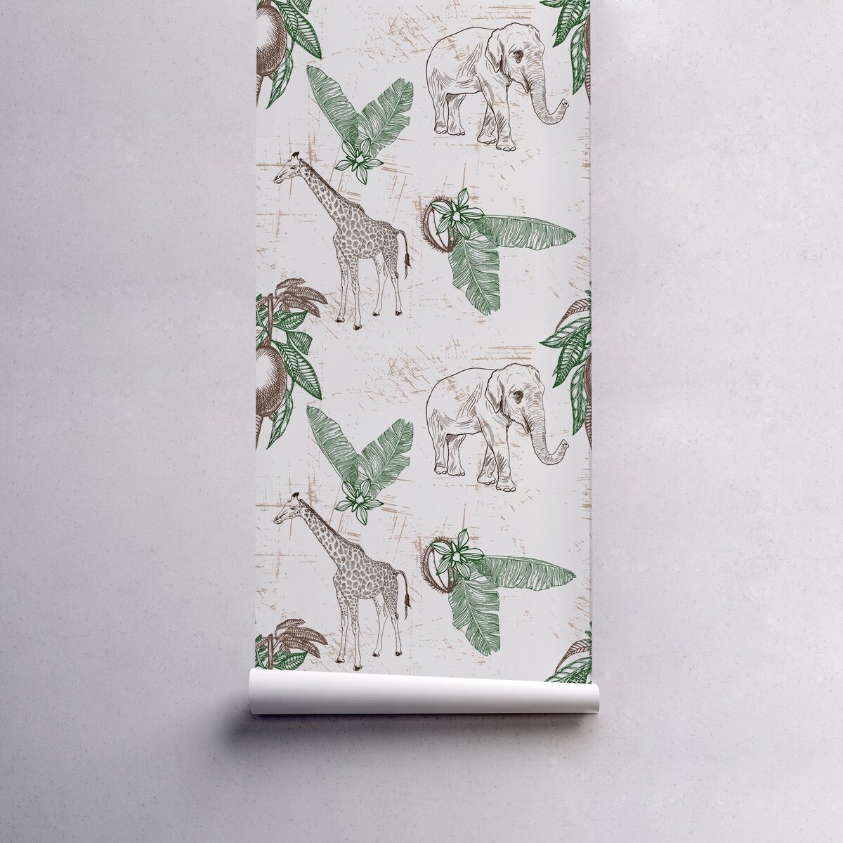 Tapeta Zwierzęta sawanny, 416x254cm