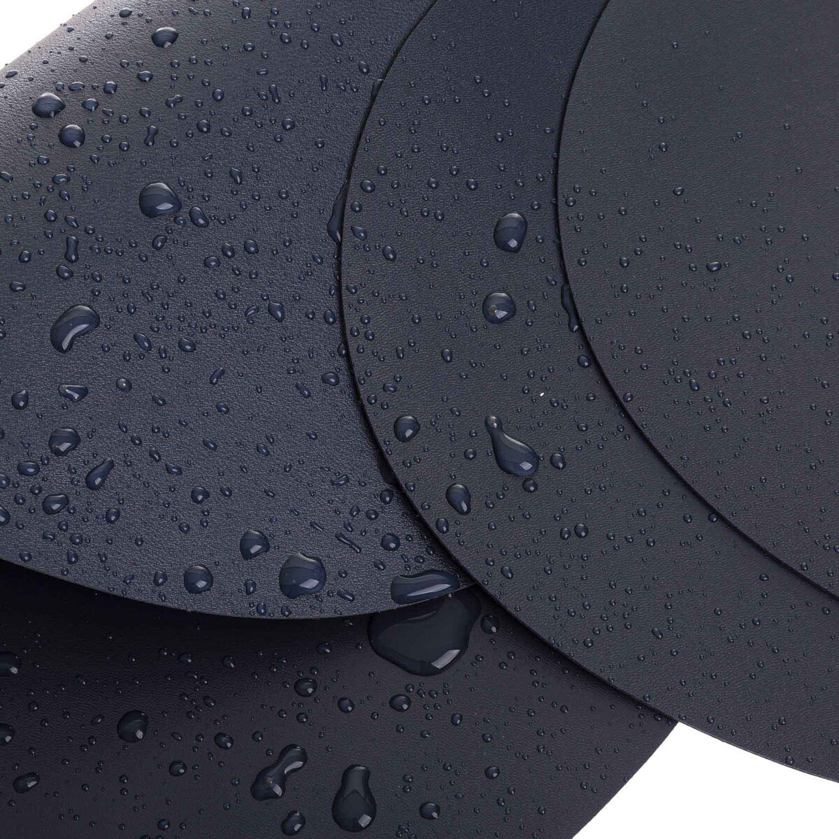 Czarna Podkładka mata Ochronna pod Talerze 35 x 45 Skinny Zwijana Cienka