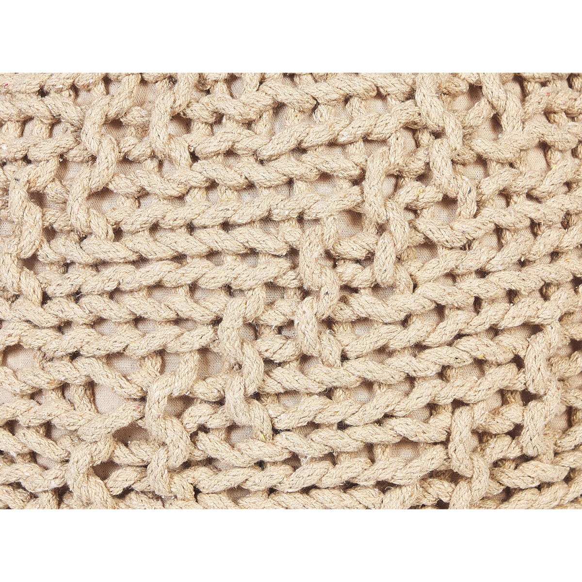 Puf 50 x 35 cm beżowy PRIENE