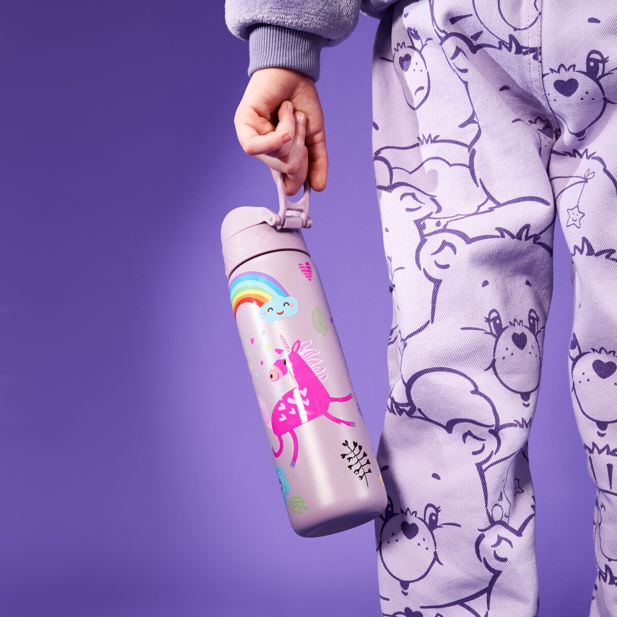 Butelka ION8 Single Wall I8SS600PVUNIC Unicorns