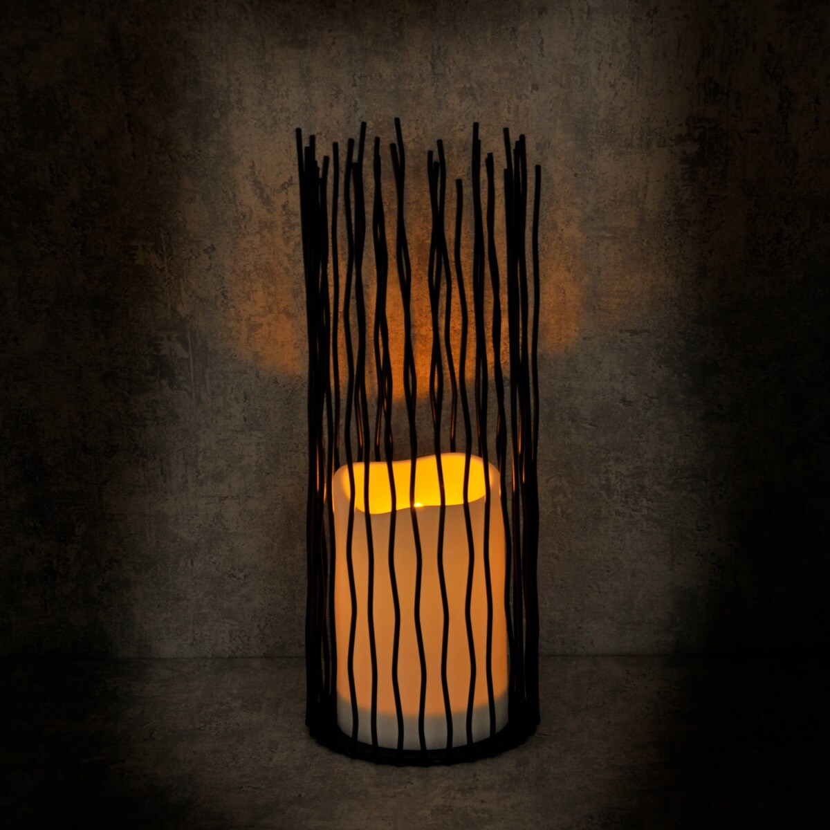 Zewnętrzna latarenka Nyborg XL 313294 candle na baterie czarna