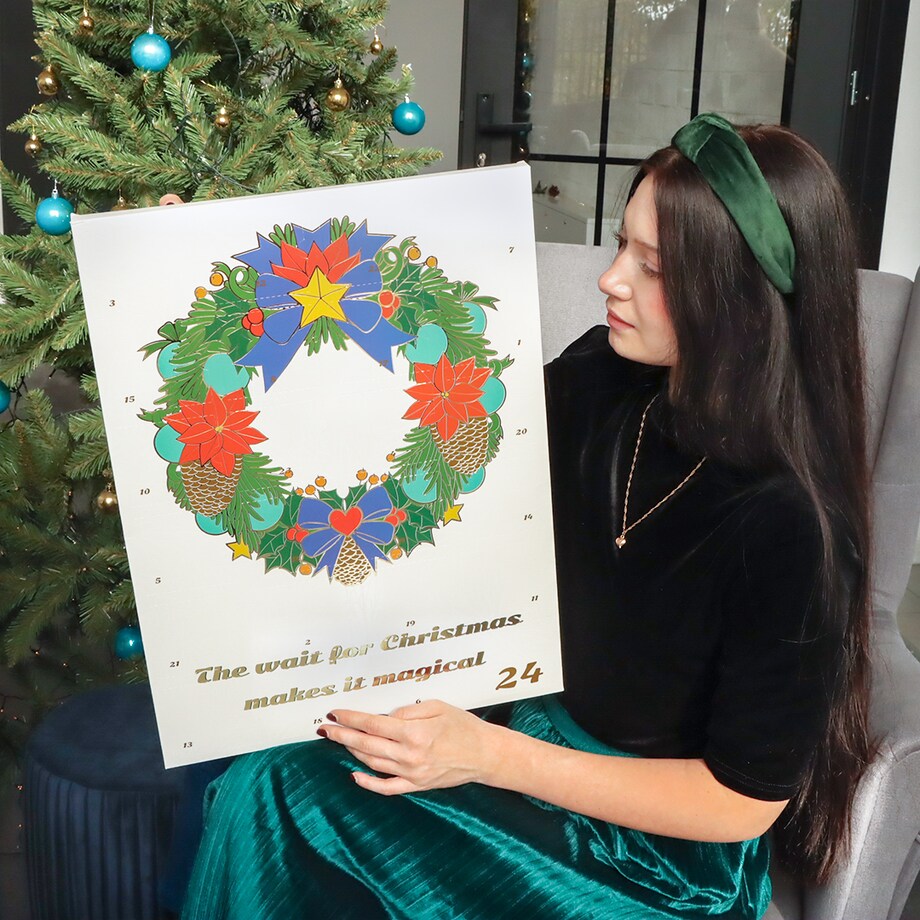 KALENDARZ ADWENTOWY 2025 Z KAWAMI - 24 RÓŻNE SMAKI KAW DESEROWYCH PREMIUM - PREZENT UPOMINEK NA ŚWIĘTA MIKOŁAJA DLA KOBIETY MĘŻCZYZNY FACETA