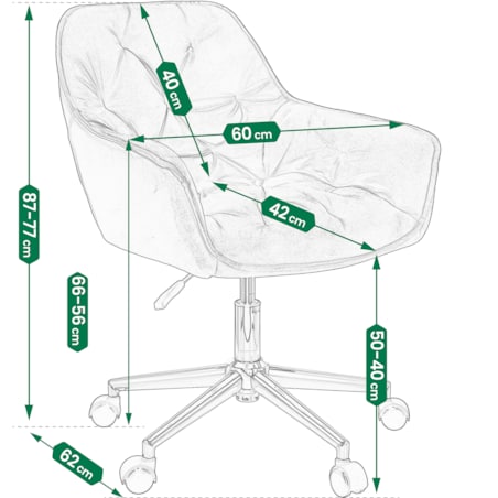 Fotel LARGO beżowy na srebrnej stopie