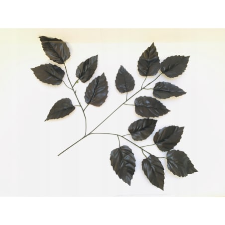 CZARNE LIŚCIE GAŁĄZKA do stroik bukiet duże dodatek wiązanki ŚWIĘTA flakonu
