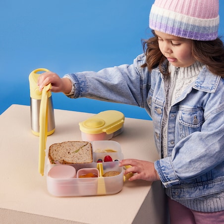 Lunchbox dla dzieci i dorosłych - śniadaniówka z przegródkami i wkładem chłodzącym b.box