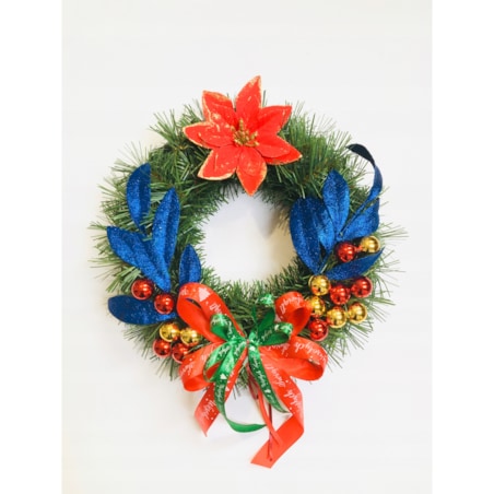 WIANEK ŚWIĄTECZNY choinkowy na drzwi okno stół prezent gotowy zawieszenia