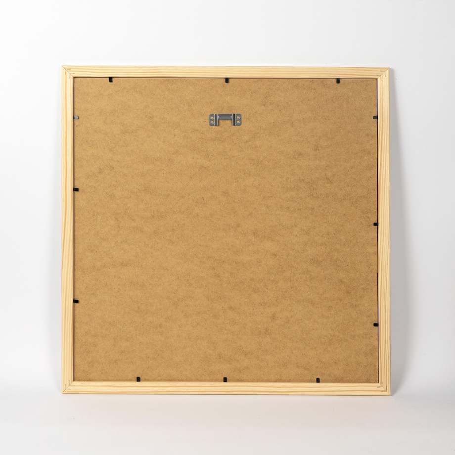 Ramka na zdjęcia 40x40 cm ramka z drewna surowego ramka kwadratowa RAW DIY