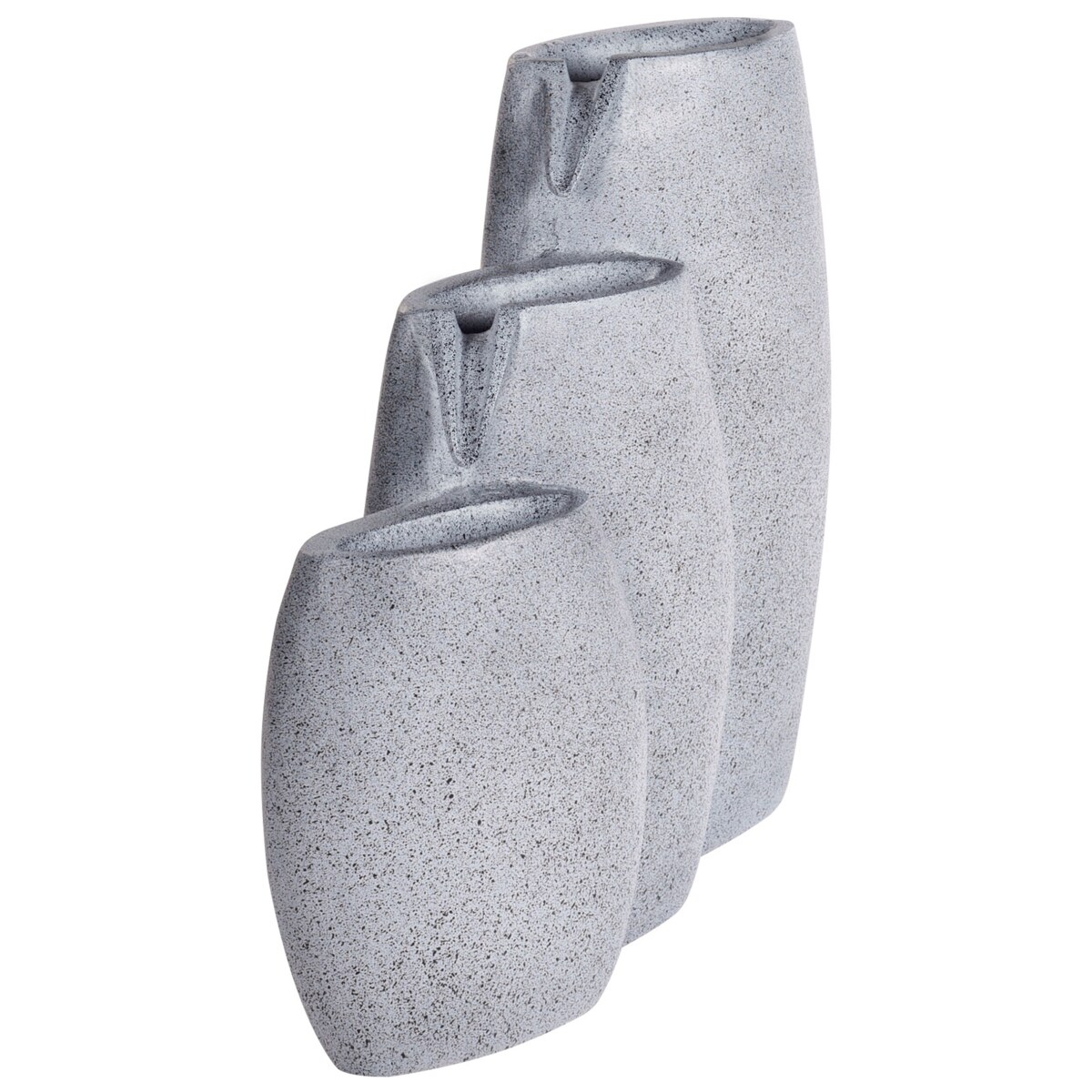 Fontanna ogrodowa z LED szara ARKLE