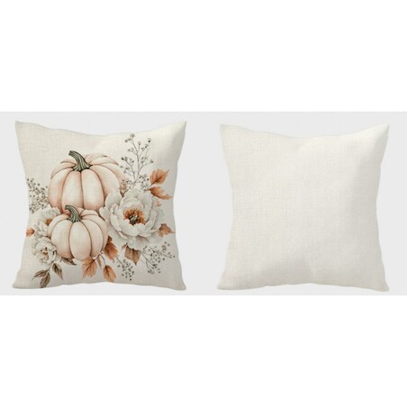 Poszewka na poduszkę 45x45cm piękny druk jesień, dynie - POD241