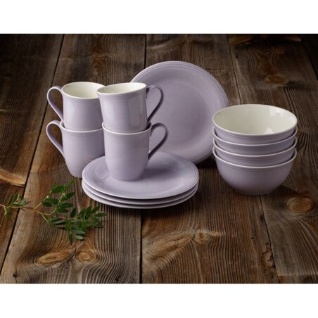 Zestaw śniadaniowy Color Loop Blueblossom, 12 el, Villeroy & Boch