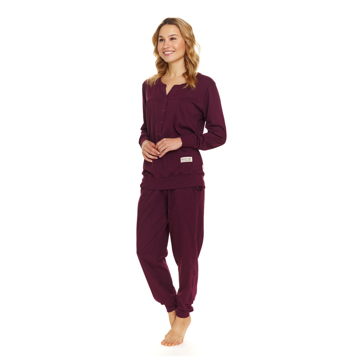 Piżama kolor fioletowy PM.4349.BURGUNDY - S