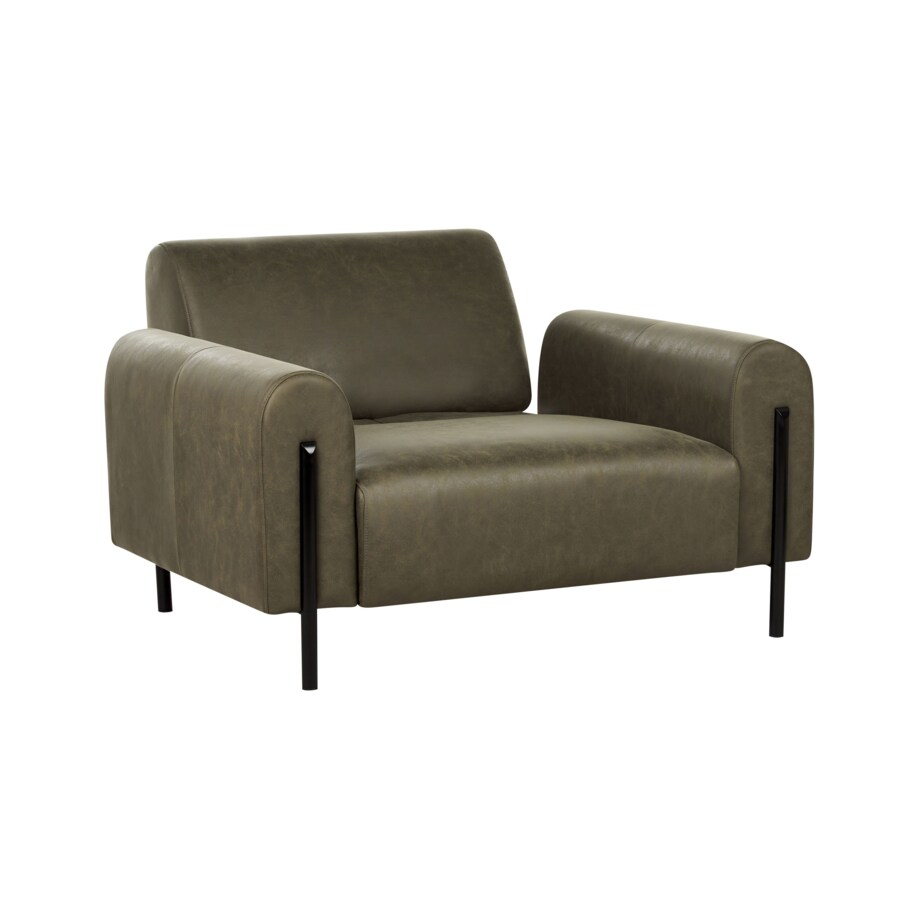 Fotel ciemnozielony ASKIM