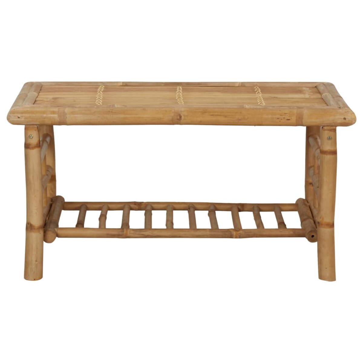 vidaXL 4-cz. zestaw wypoczynkowy do ogrodu, z poduszkami, bambus