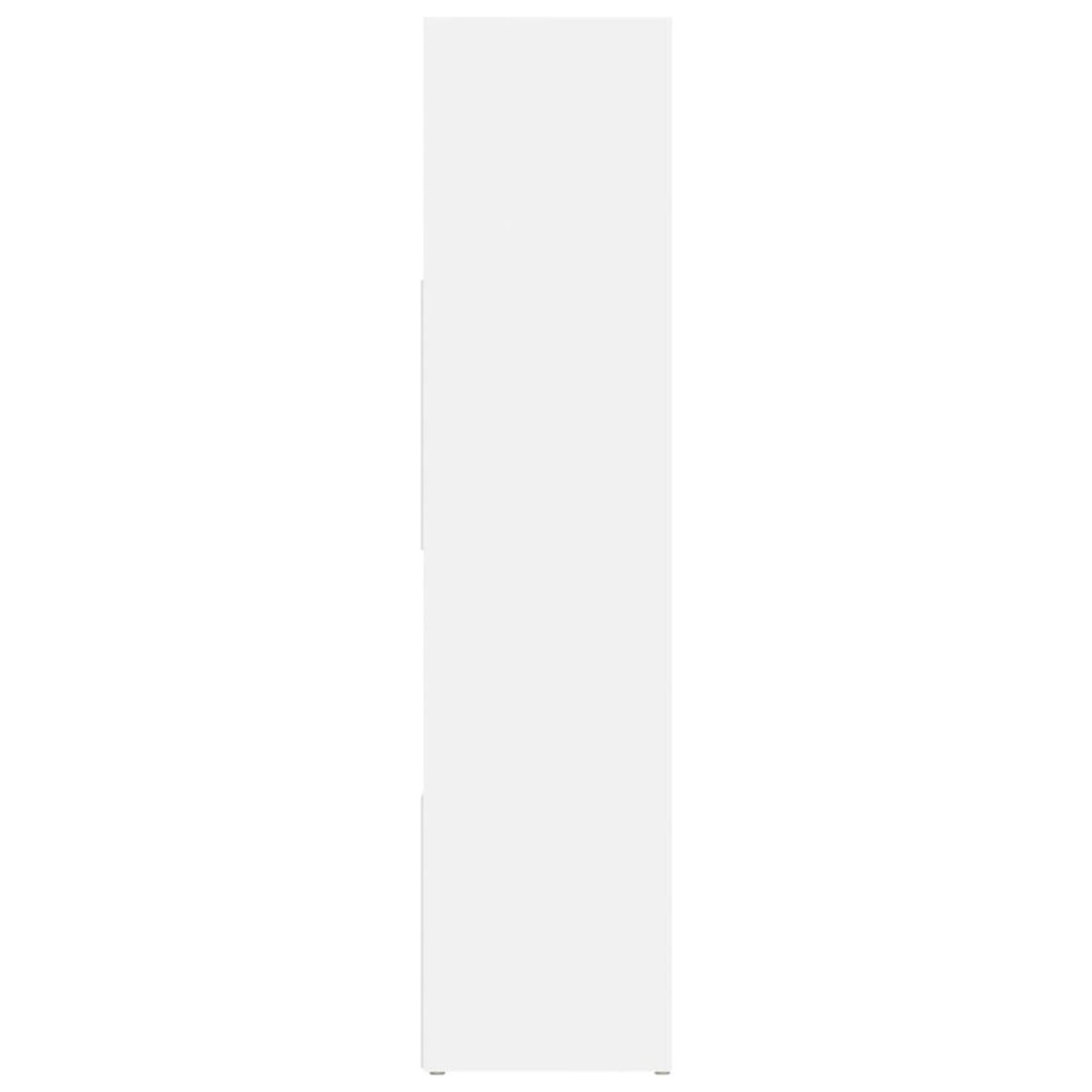 vidaXL Regał na książki/przegroda, biały, 105x24x102 cm