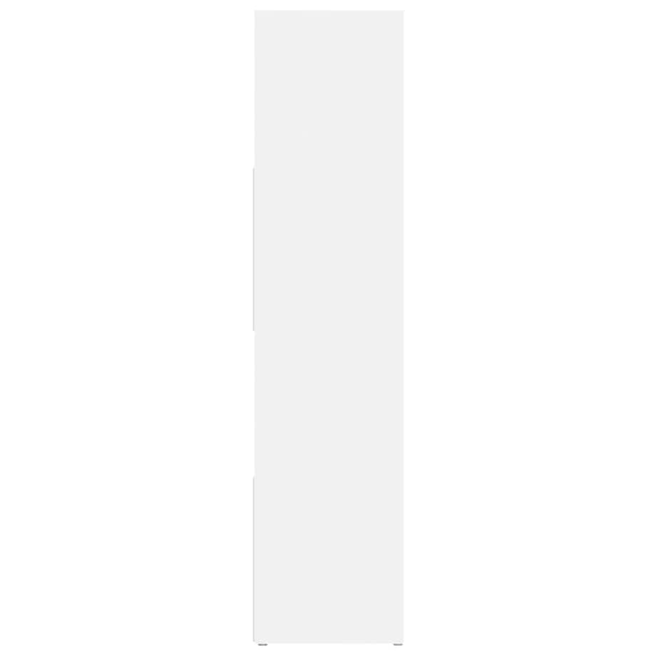 vidaXL Regał na książki/przegroda, biały, 105x24x102 cm