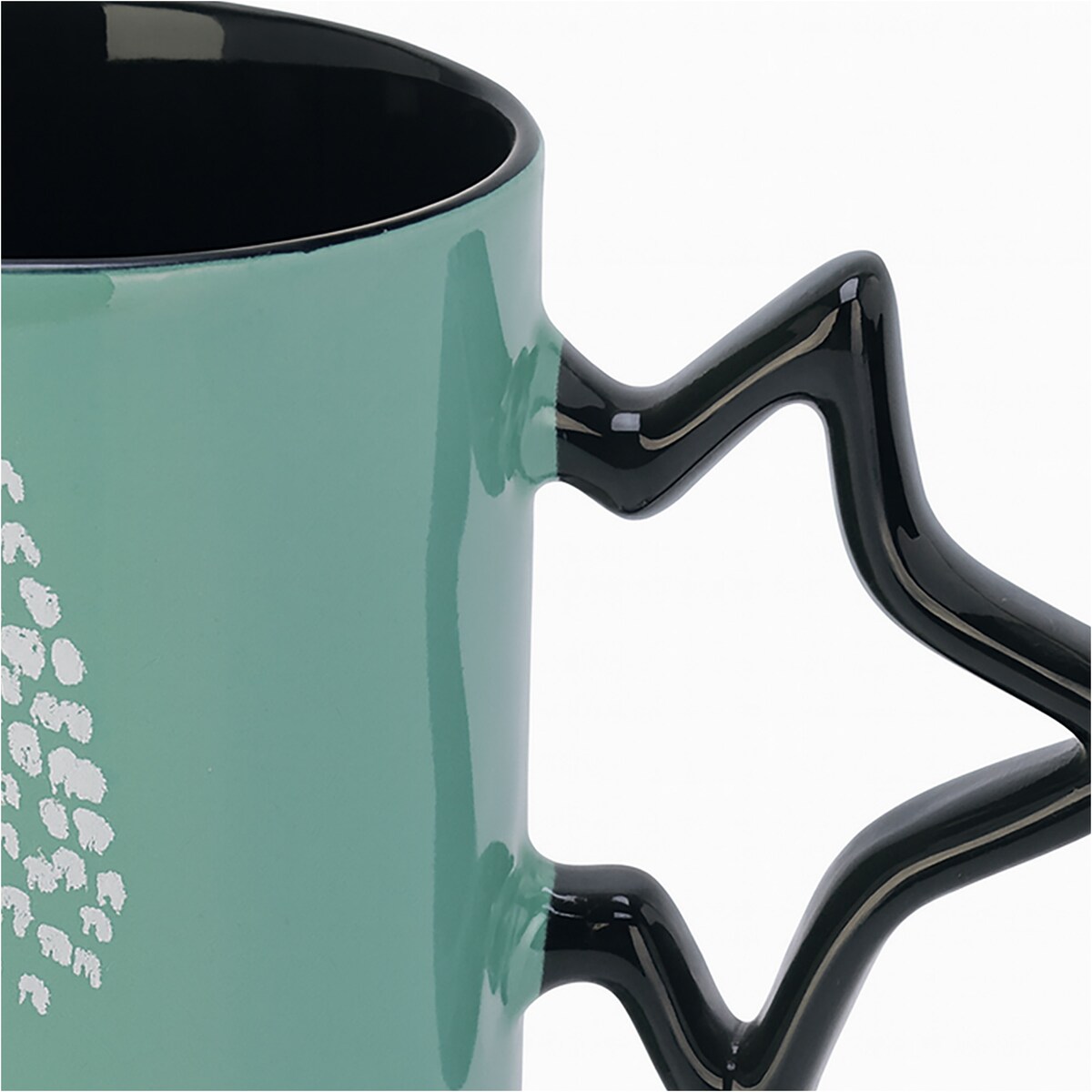 Kubek Z Uchem Świąteczny 380 Ml Porcelanowy Zimowy Świąteczny