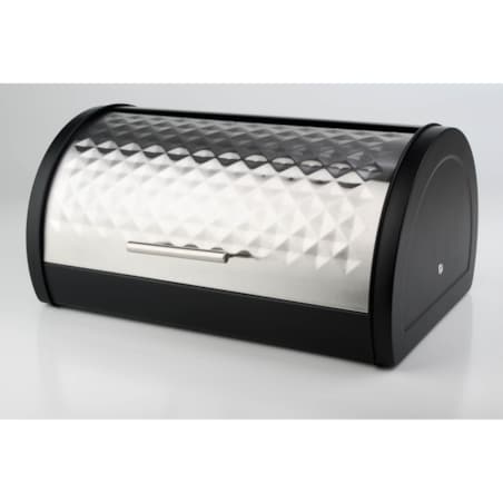 DIAMOND Chlebak metal 37,8x25,5xh18cm BLACK COOKINI