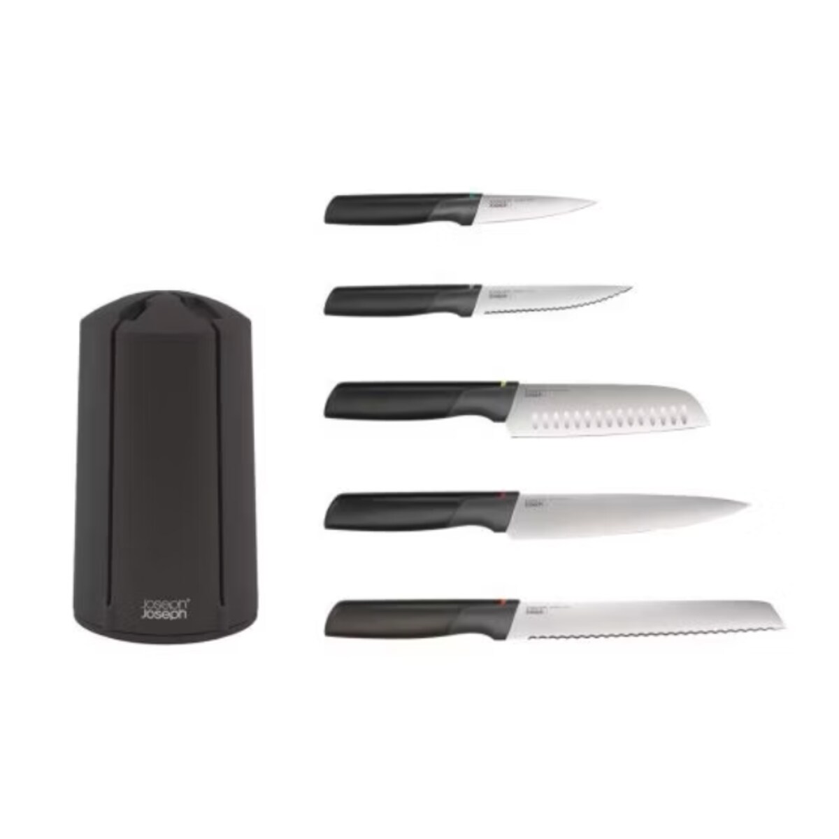 Zestaw 5 noży w obrotowym stojaku Elevate, Joseph Joseph