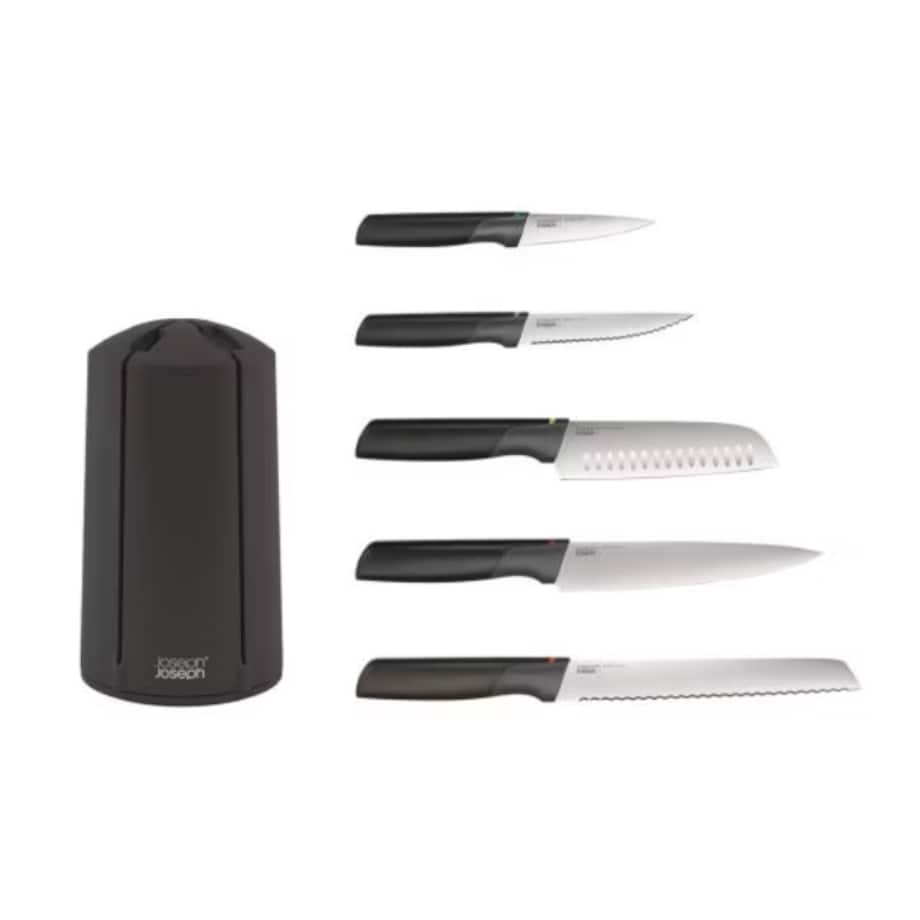 Zestaw 5 noży w obrotowym stojaku Elevate, Joseph Joseph