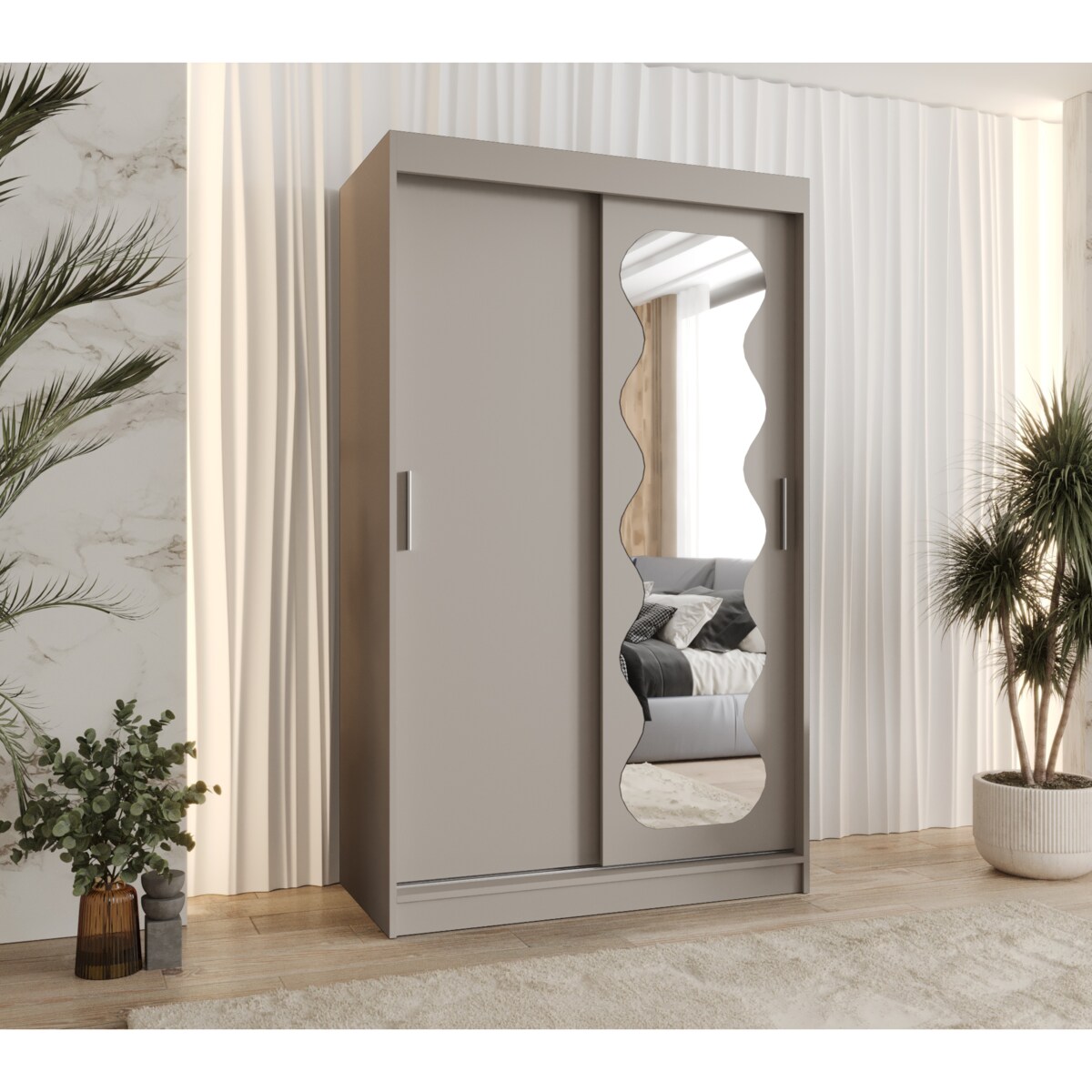 Szafa przesuwna SPOTI 120 kaszmir