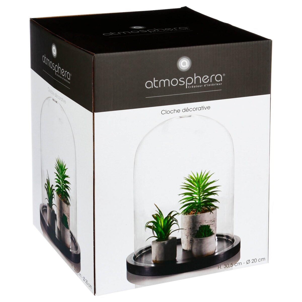 Szklana kopuła, Ø 23 cm