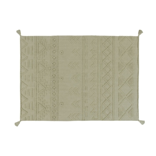 Dywan bawełniany Tribu Olive 170x240 cm Lorena Canals