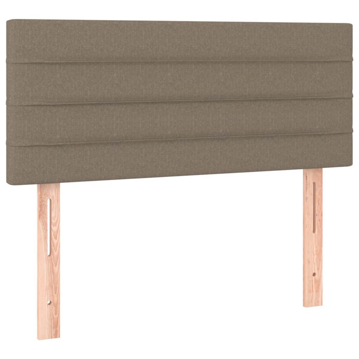 vidaXL Zagłówek do łóżka, taupe, 90x5x78/88 cm, tkanina