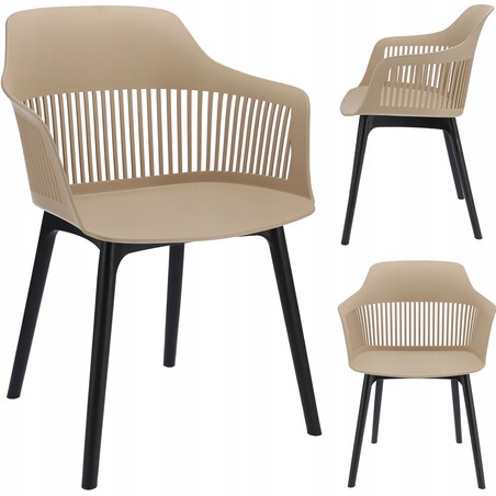 Krzesło Do Jadalni Kuchni Salonu Cornido Beżowe