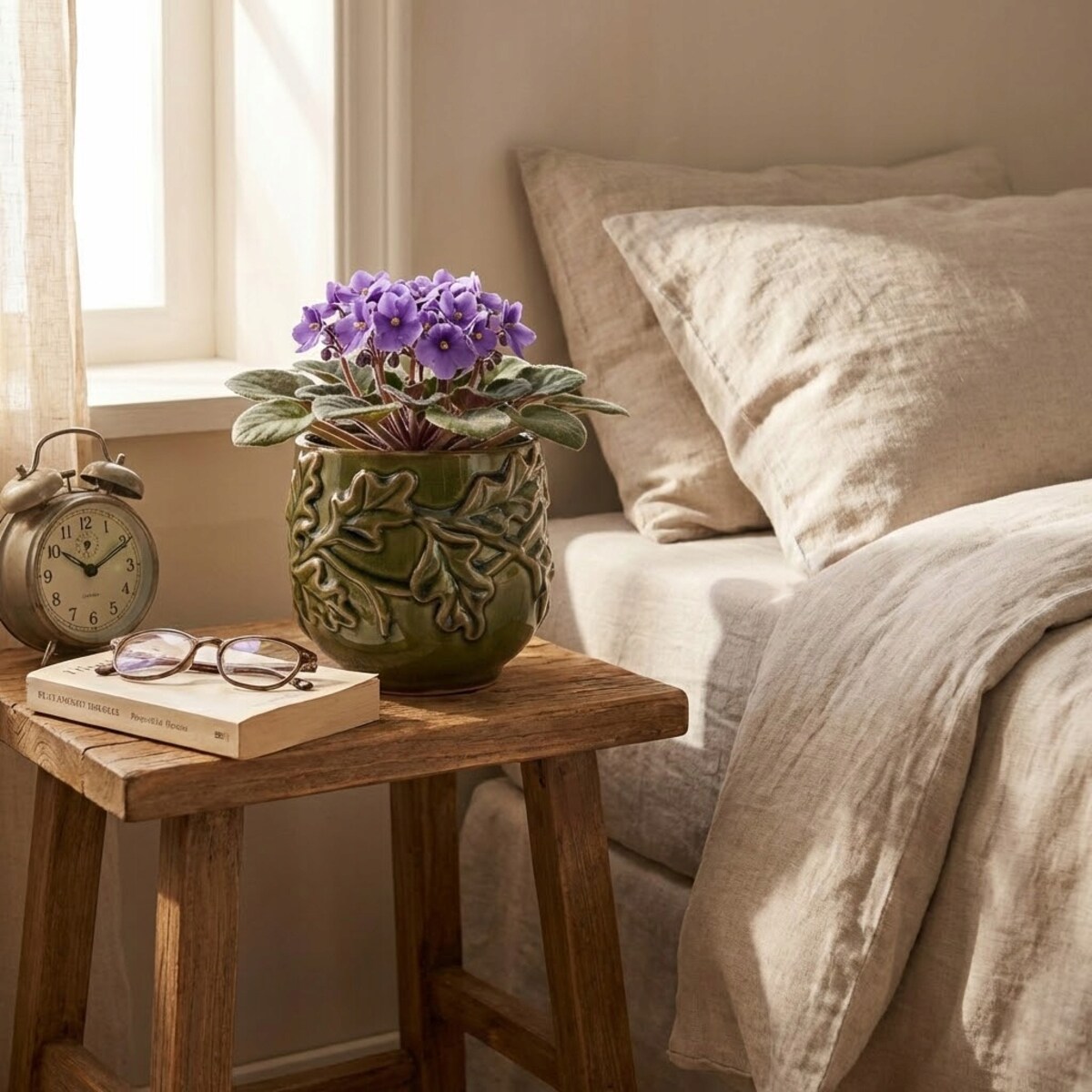 DONICZKA CERAMICZNA NA BALKON TARAS ZIELONA 14cm NA BONSAI BALKON TARAS