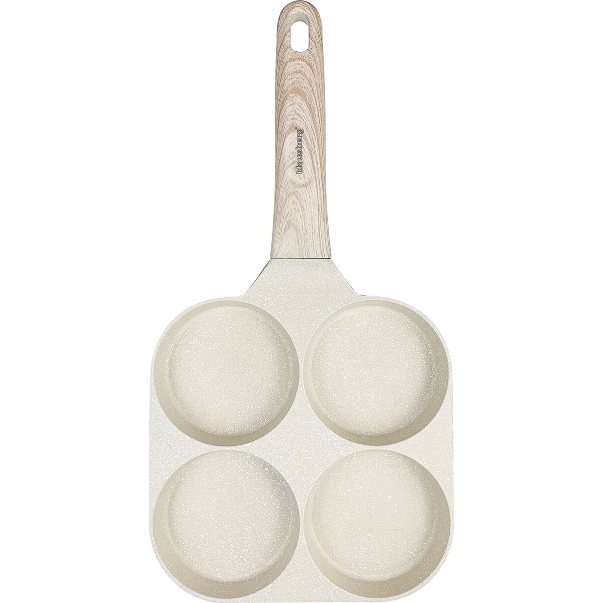 Patelnia marmurkowa 4 w 1 do naleśników jajek placków pancake 18cm BEŻOWA KLAUSBERG