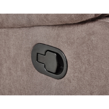 Sofa z manualną funkcją relaksu beżowa ROKKE