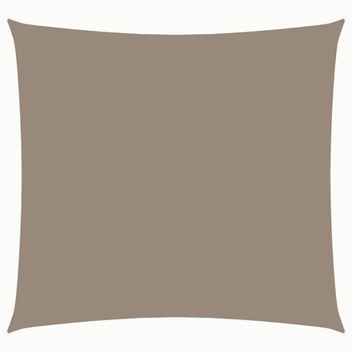 vidaXL Kwadratowy żagiel ogrodowy, tkanina Oxford, 3x3 m, taupe