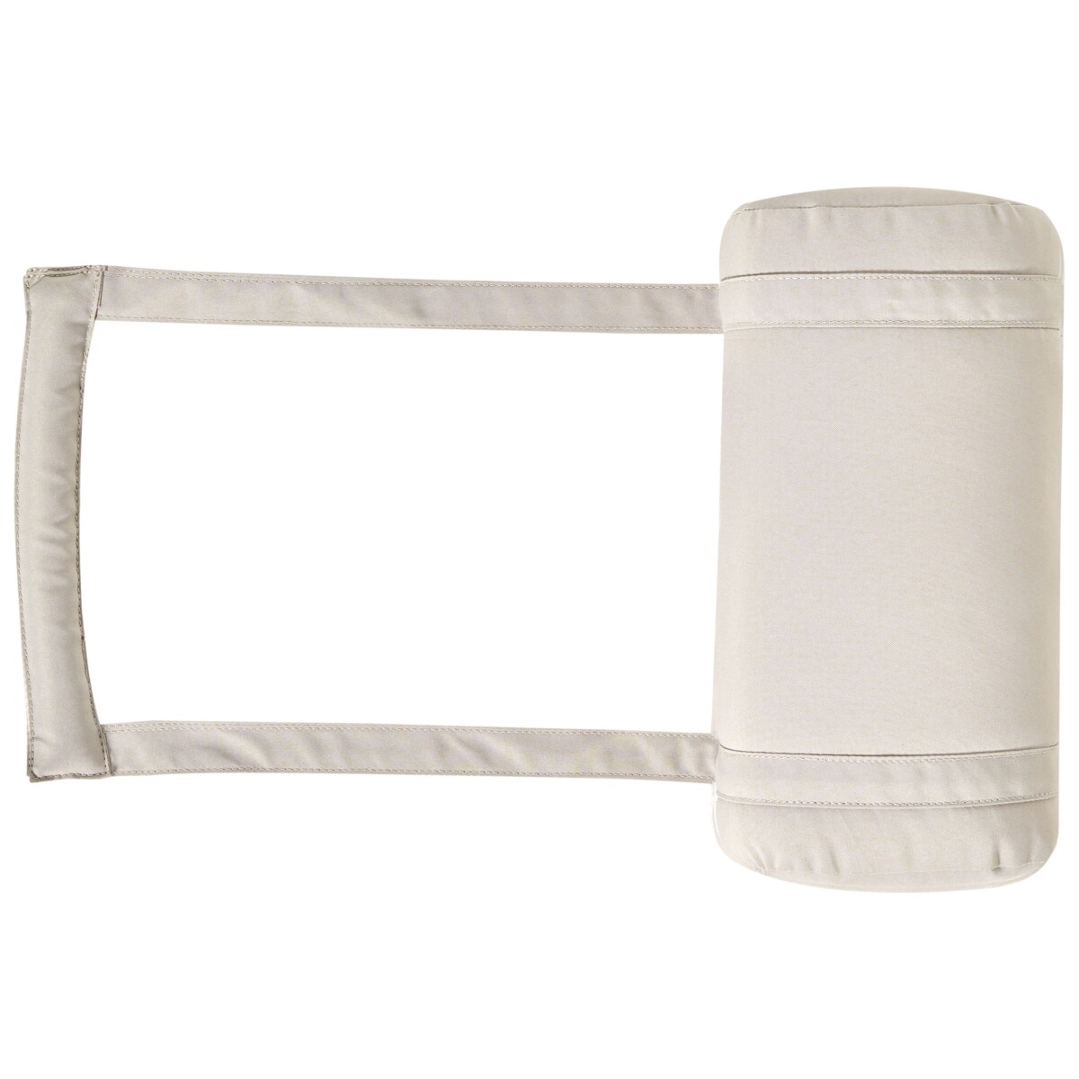 Leżak ogrodowy z poduszką AMANTEA PREMIUM Drewno akacjowe Jasnobeżowy