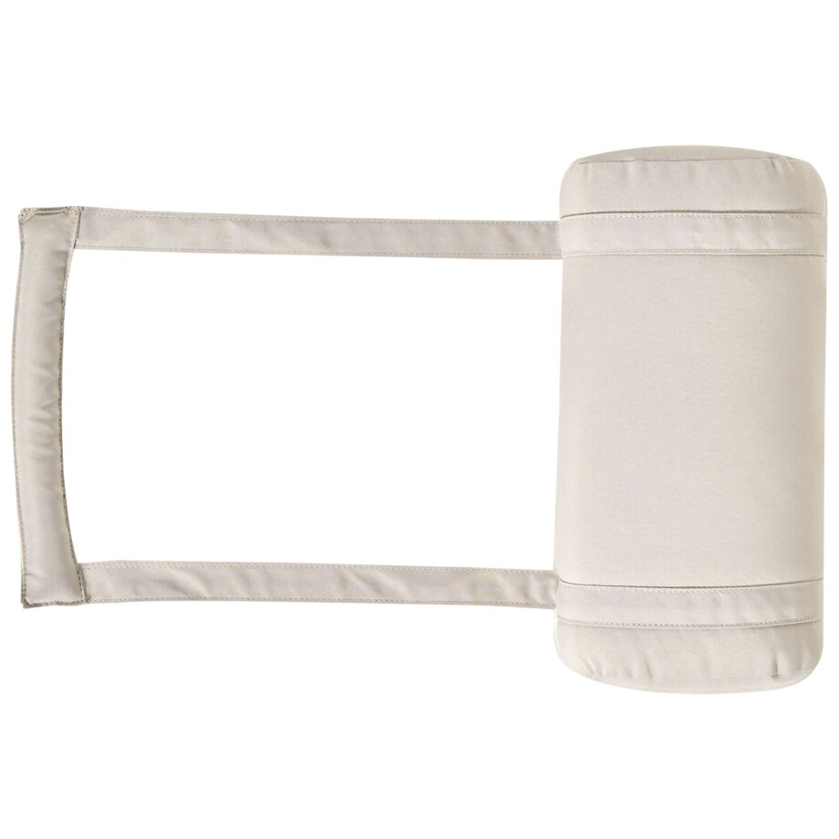 Leżak ogrodowy z poduszką AMANTEA PREMIUM Drewno akacjowe Jasnobeżowy