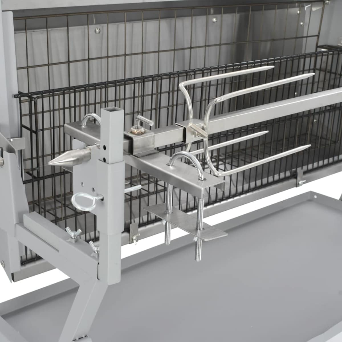 vidaXL Rożen ze stali i żelaza