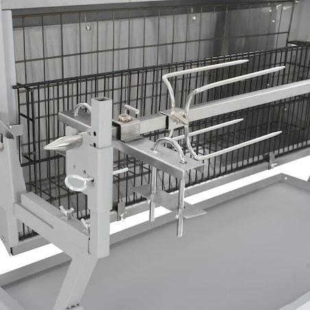 vidaXL Rożen ze stali i żelaza