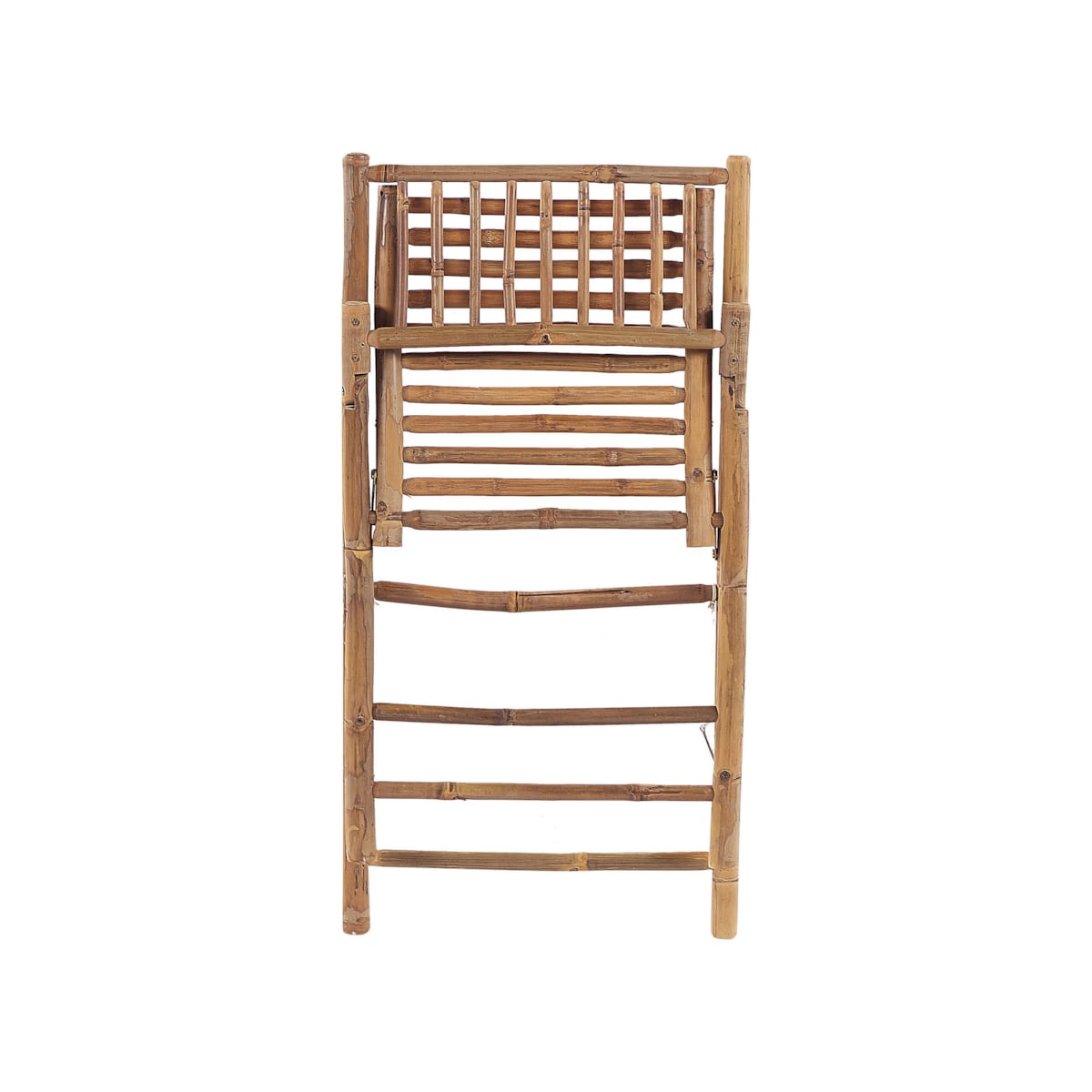 Zestaw mebli ogrodowych drewno bambusowe z poduszkami białymi SAVALLETRI