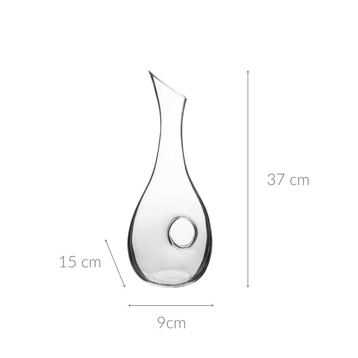Dzbanek na zimne napoje, karafka szklana, 1L