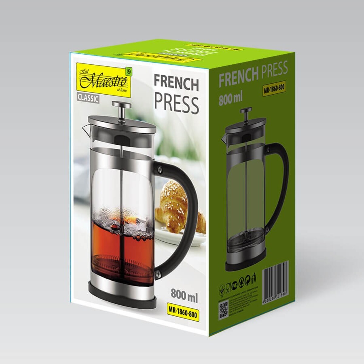 Maestro zaparzacz do kawy herbaty french press 800ml MR1860800