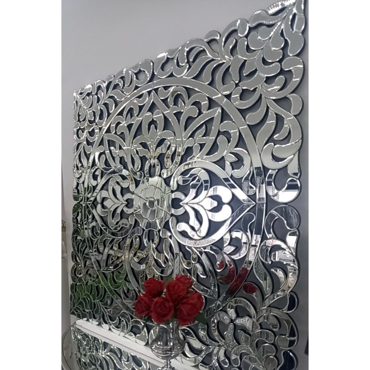 Lustro dekoracyjne Glamour Exclusive Premium 120x120 Panel lustrzany