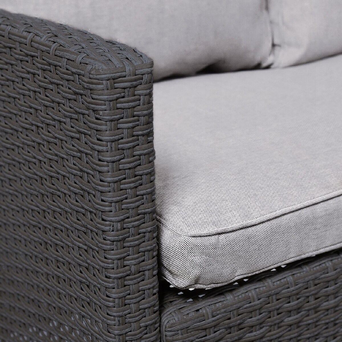 Zestaw Mebli Ogrodowych Technorattan Stół Sofa Fotel Komplet Wypoczynkowy Milano