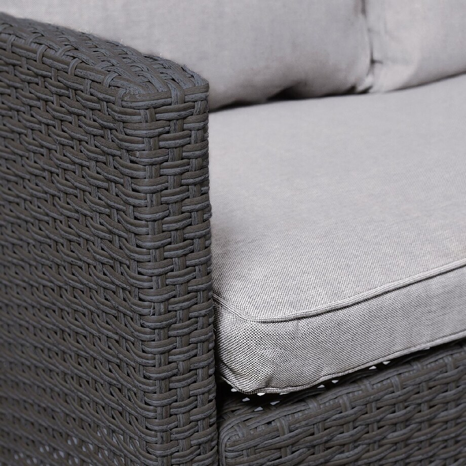 Zestaw Mebli Ogrodowych Technorattan Stół Sofa Fotel Komplet Wypoczynkowy Milano