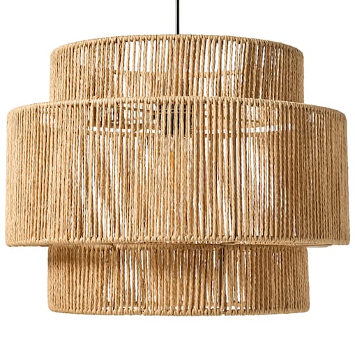 Lampa wisząca WOKIRO Papierowa plecionka Naturalny