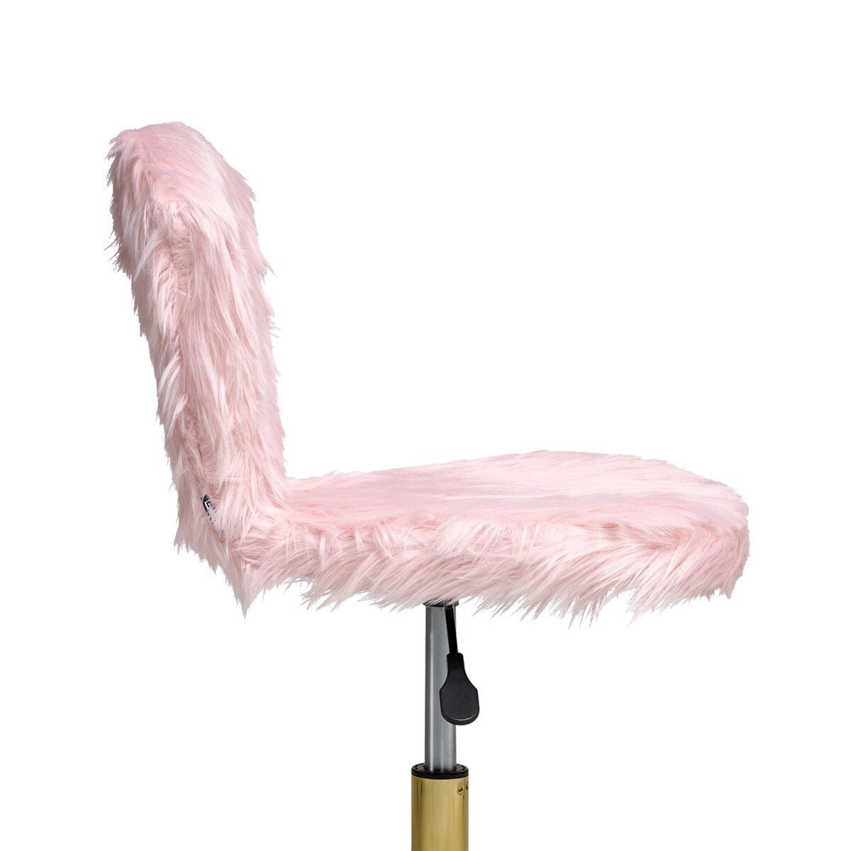 Krzesło obrotowe Obrotowy MARGATE Sztuczne futro Pastelowy róż