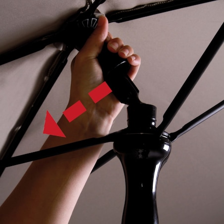 Madison Parasol Patmos Luxe, prostokątny, 210x140 cm, ecru