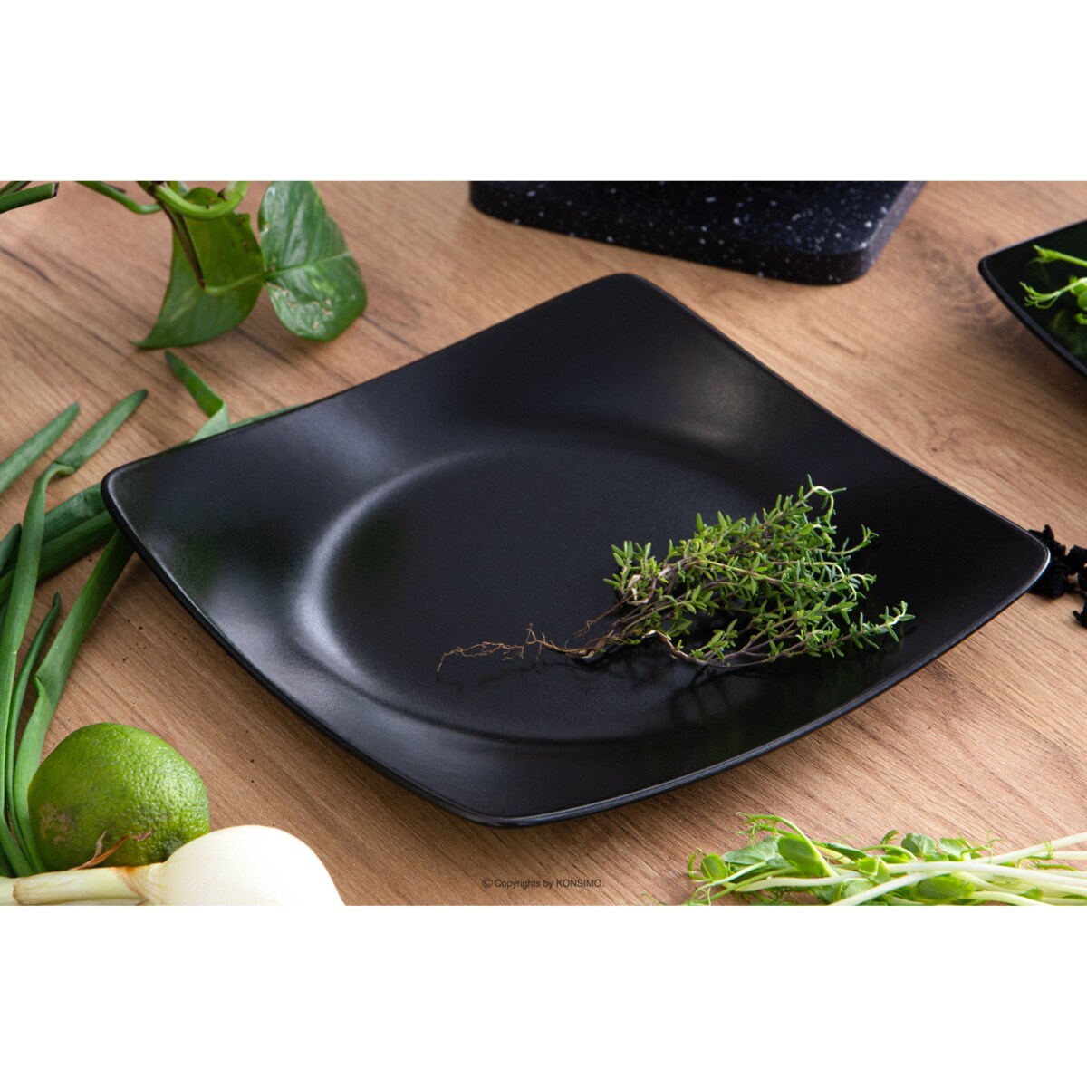 Konsimo EPIRI Talerz deserowy 6szt.