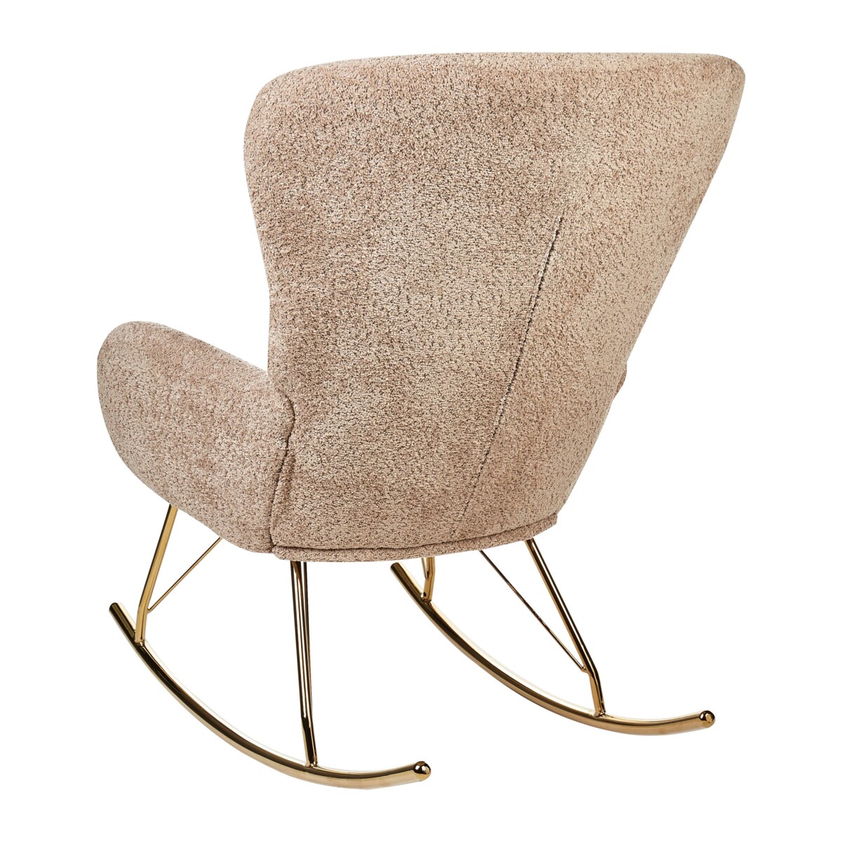 Fotel bujany boucle beżowy OULU