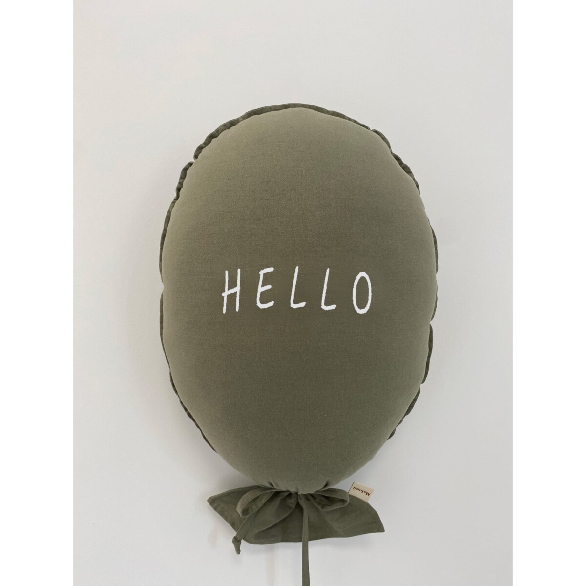 Balon dekoracyjny forest green - HELLO, ECRU
